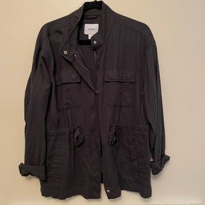 Old Navy slate gray utility jacket